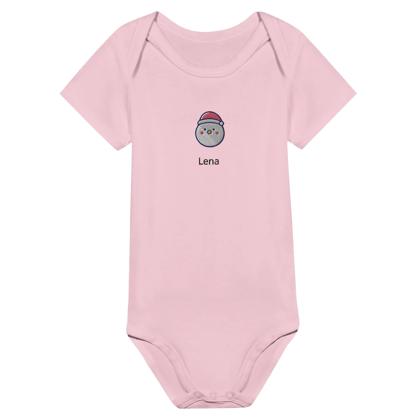 Liebevolle Erinnerung an Kindheitsmomente. Classic Baby Short Sleeve Bodysuit personalisiertes Geschenk zu Weihachten 🎅: freundlich und verspielt gestaltet. Zaubert ein Lächeln auf jedes Gesicht.