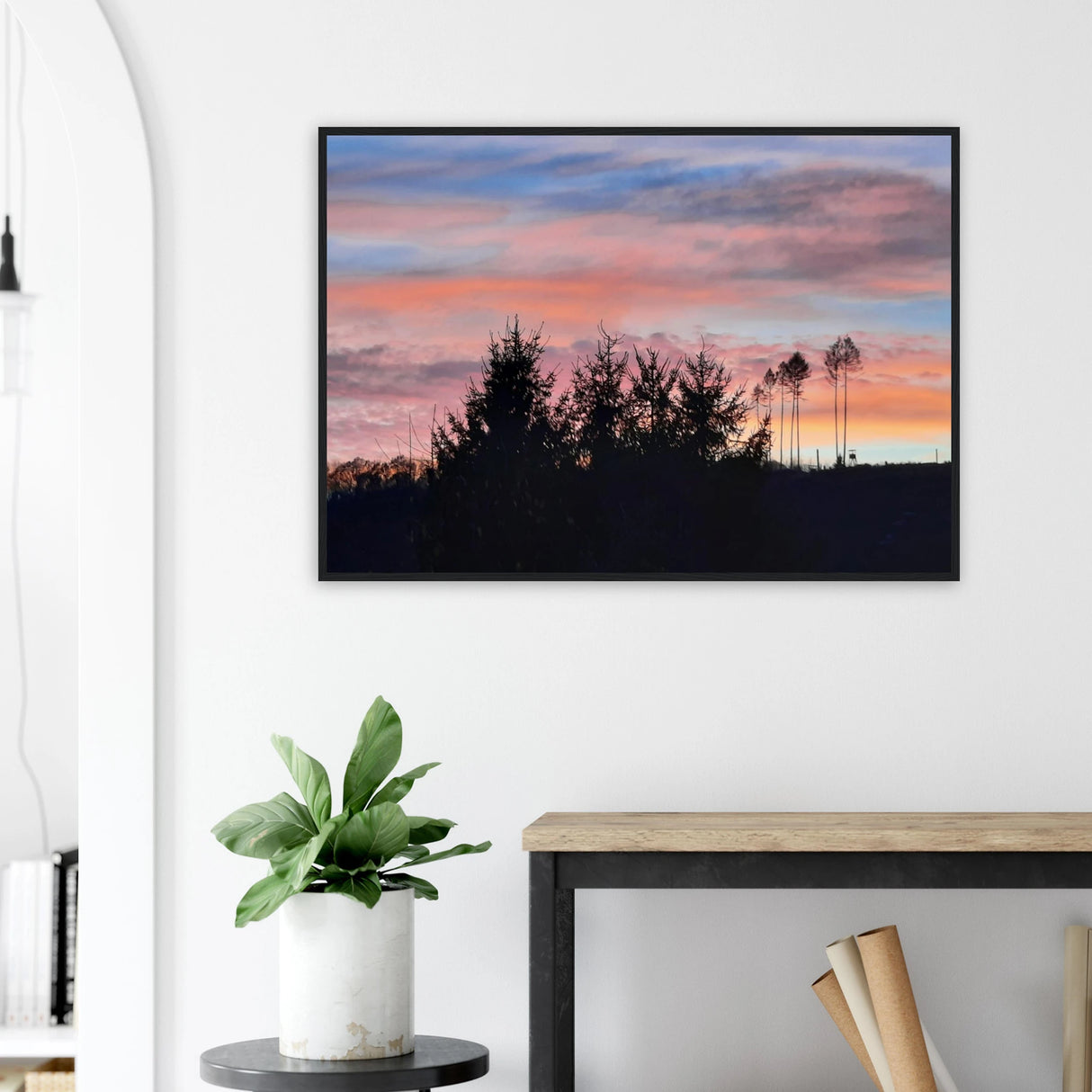 Dekoration mit Charakter. Fine Art Wooden Framed - fürs Wohnzimmer: für stilvolle Raumgestaltung. Schlicht, elegant und wirkungsvoll.