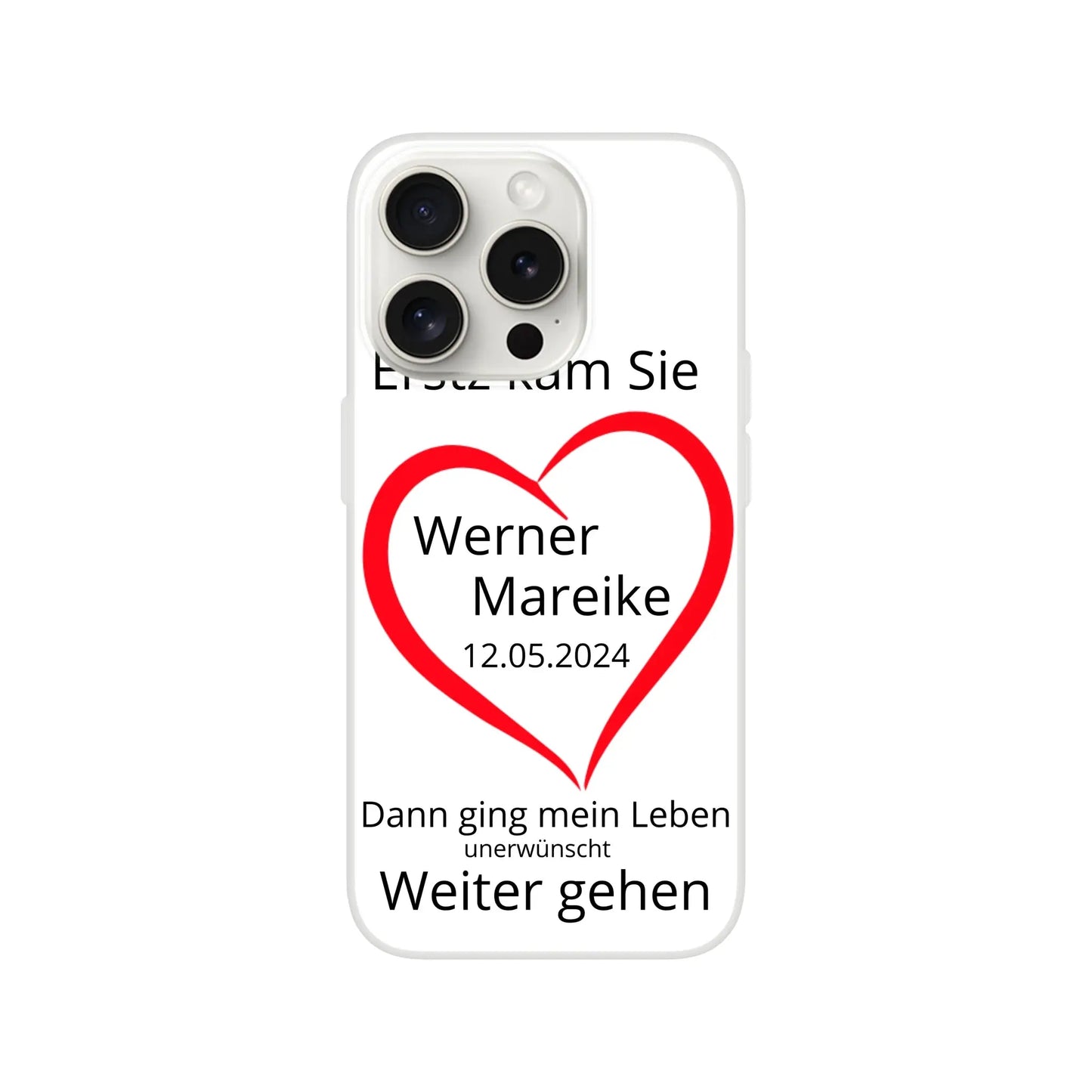 Flexi case personalisierbare Hülle für IPhone - Zoey Kunstdrucke