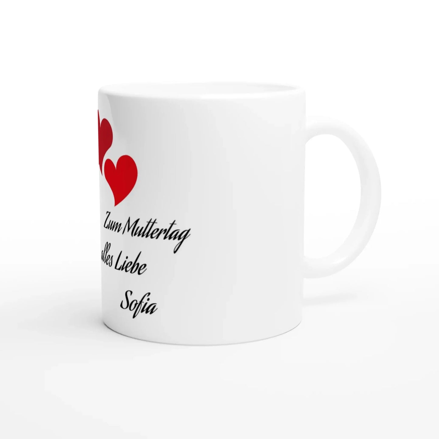 Weiße Keramiktasse - Zoey Kunstdrucke