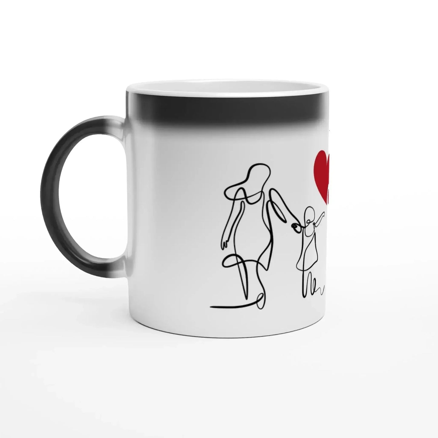 Dekoration mit Charakter. Magische Keramiktasse 11oz - Mit Herzen Geschenkidee: für stilvolle Raumgestaltung. Eine besondere Bereicherung für jeden Raum.