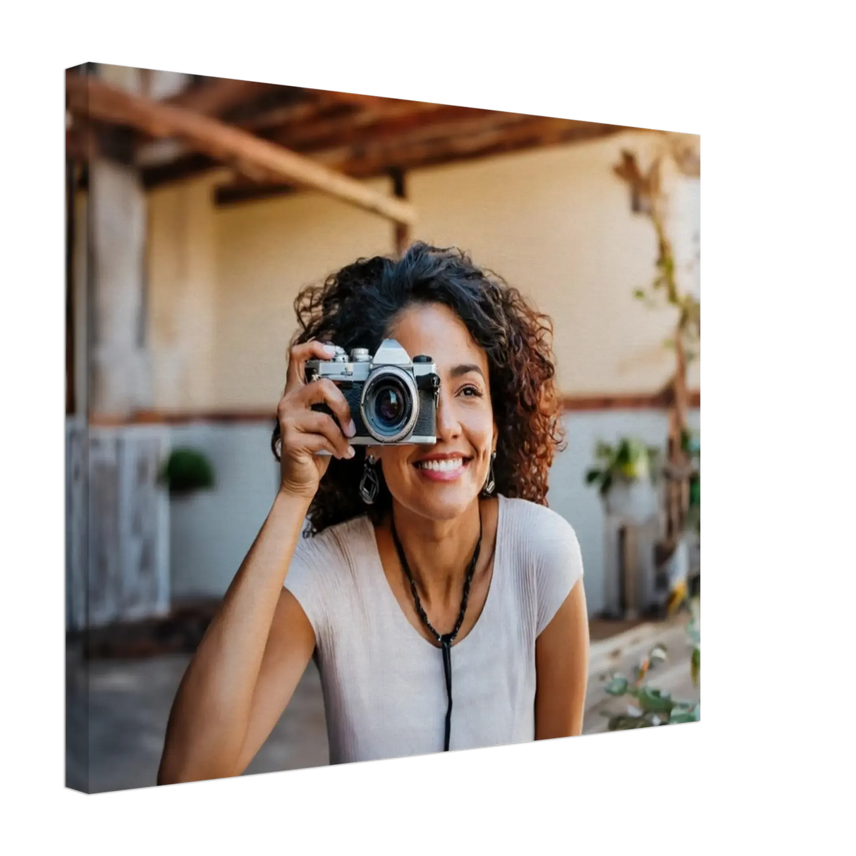 Dekoration mit Charakter. Dein Foto auf Leinwand – Verewigen Sie Ihre Familienportraits: zeitlos und harmonisch. Eine besondere Bereicherung für jeden Raum.