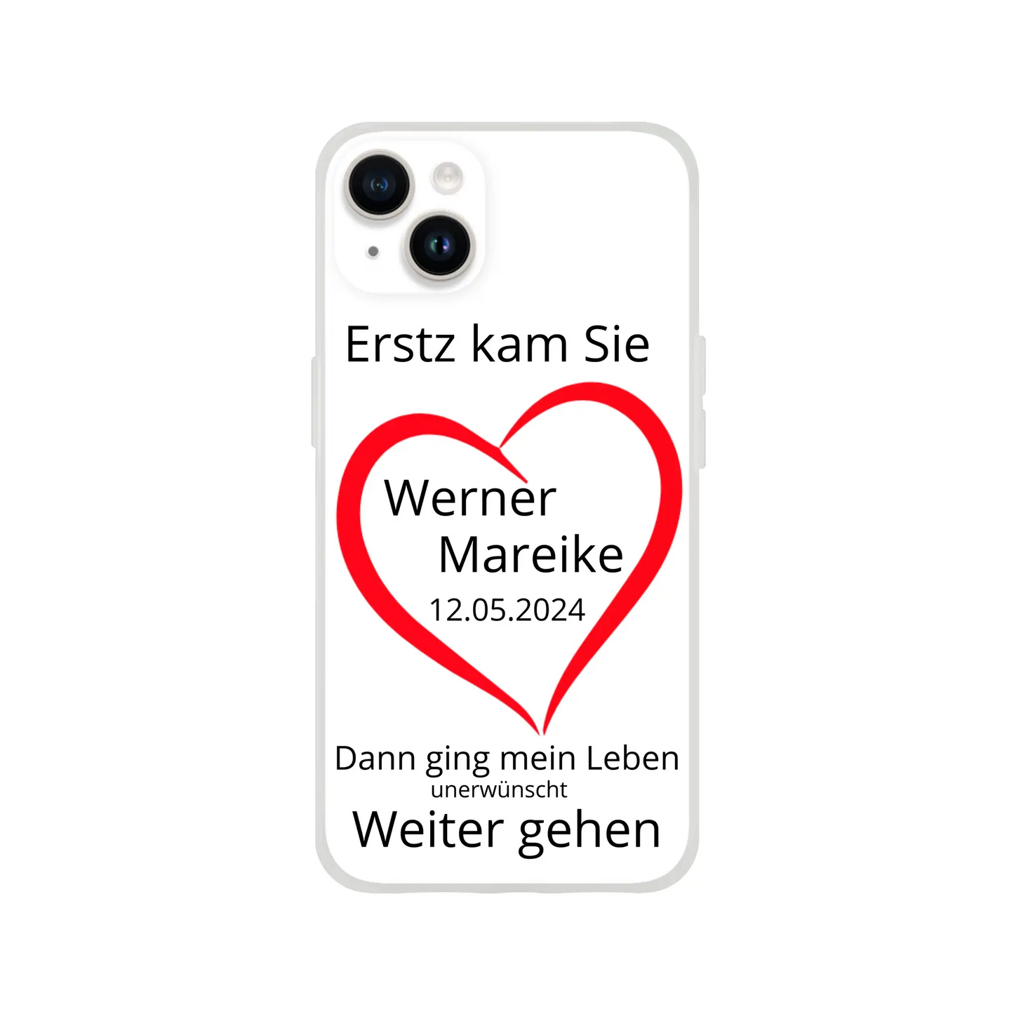 Flexi case personalisierbare Hülle für IPhone - Zoey Kunstdrucke