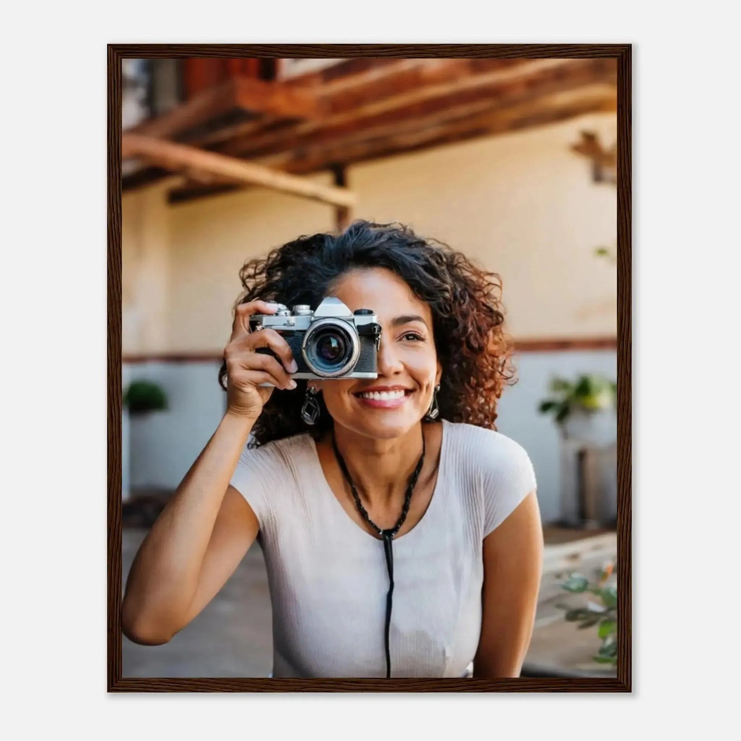 Dekoration mit Charakter. Personalisierbares Holzrahmen- – Elegantes individuelles Foto Kunstwerk: passt in jedes Ambiente. Schlicht, elegant und wirkungsvoll.