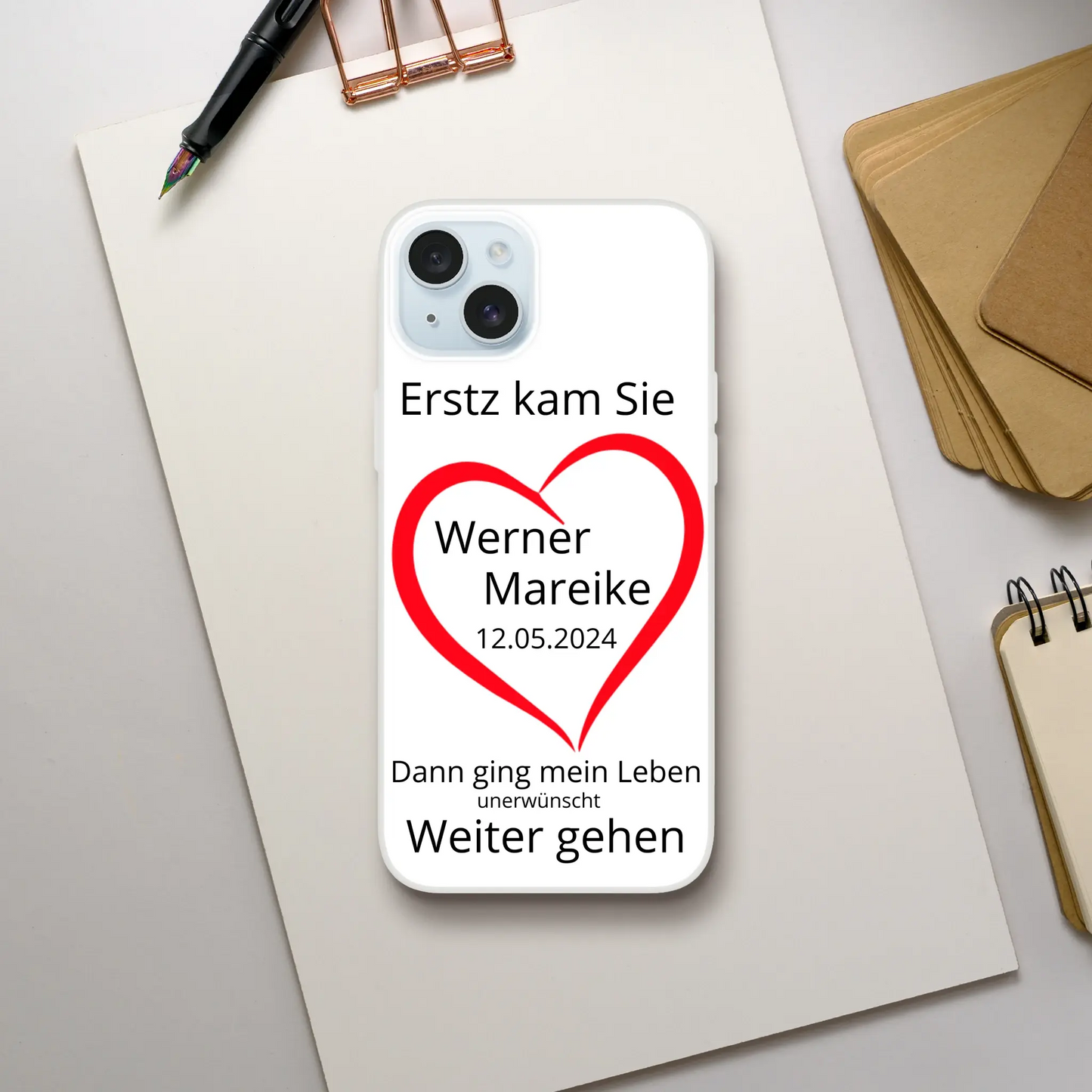 Flexi case personalisierbare Hülle für IPhone - Zoey Kunstdrucke