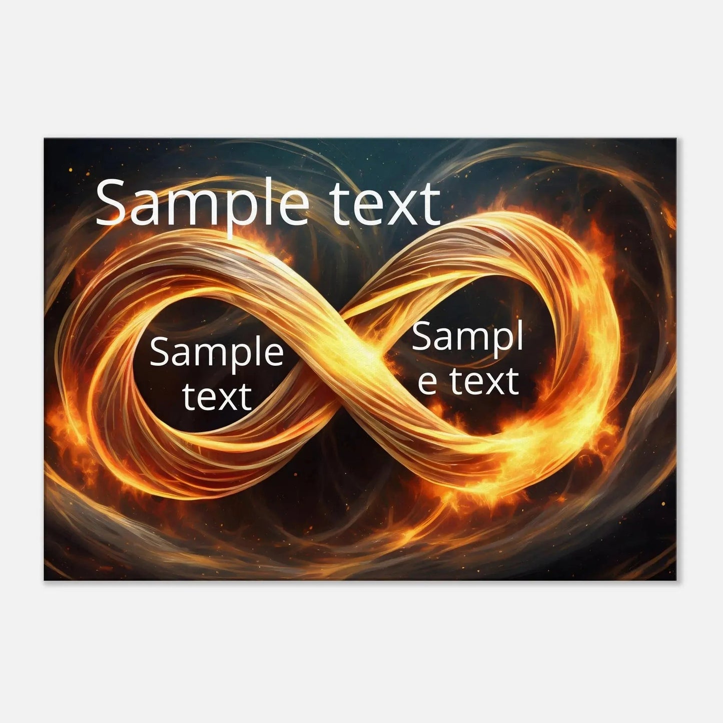 Dekoration mit Charakter. Unendlich auf Leinwand – Gestalte dein persönliches Leinwand-Kunstwerk: für stilvolle Raumgestaltung. Schlicht, elegant und wirkungsvoll.