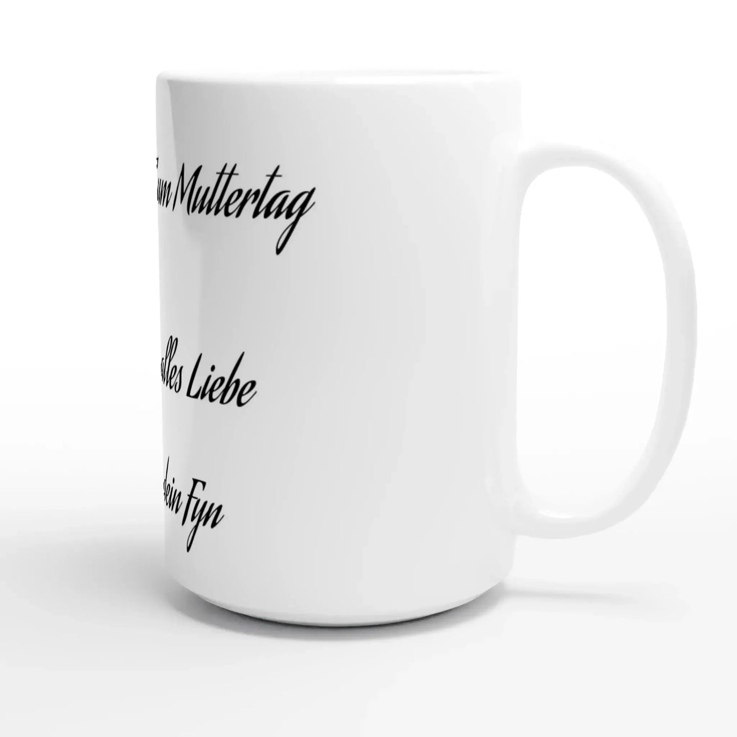 Stimmungsvolle Wandkunst für stilvolle Räume. Weiße Keramiktasse 15oz: zeitlos und harmonisch. Schlicht, elegant und wirkungsvoll.