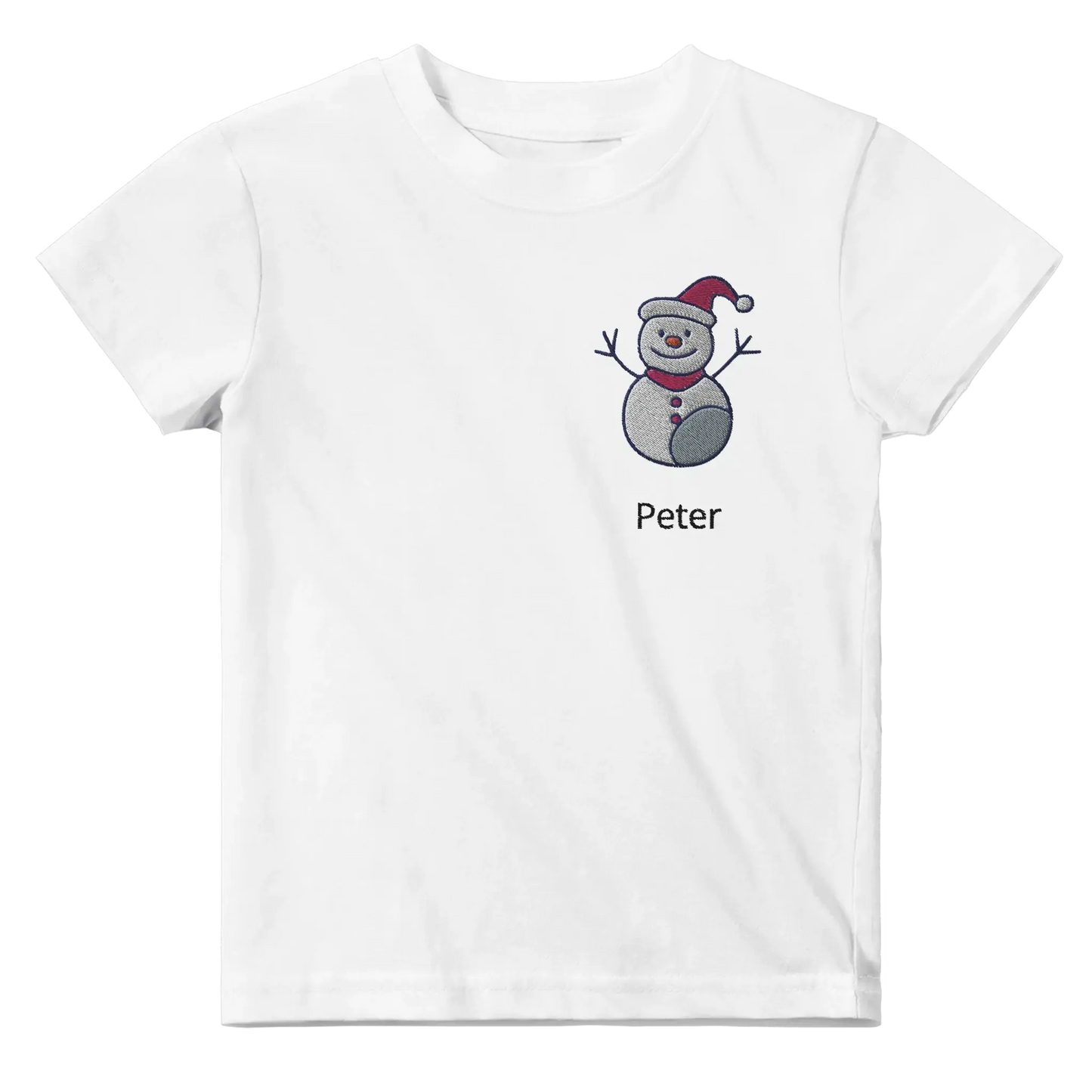 Liebevolle Erinnerung an Kindheitsmomente. Classic Baby Crewneck T-shirt personalisiertes Kindershirt zu Weihnachten🎅: freundlich und verspielt gestaltet. Ein Highlight für das Kinderzimmer.