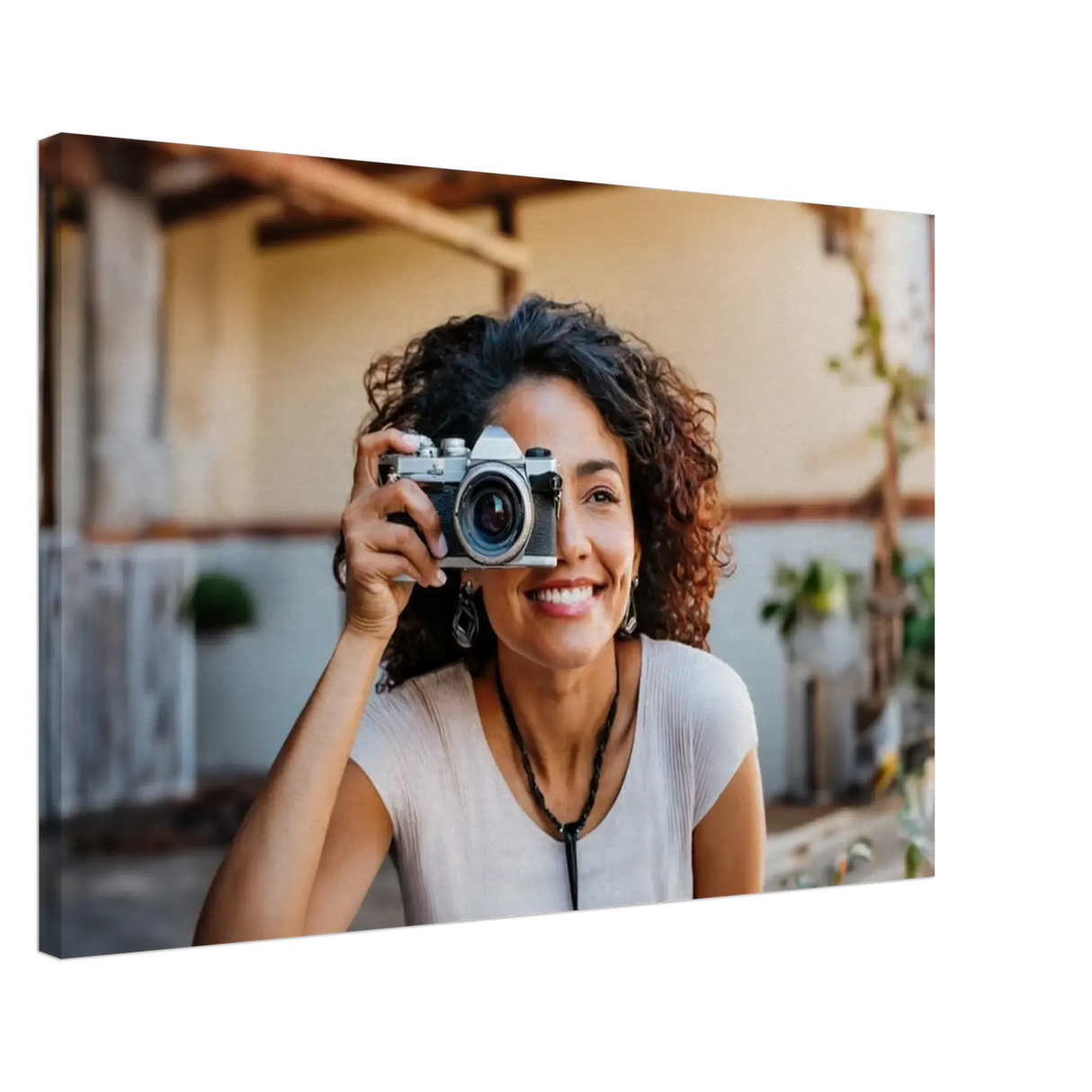 Dekoration mit Charakter. Dein Foto auf Leinwand – Verewigen Sie Ihre Familienportraits: für stilvolle Raumgestaltung. Schlicht, elegant und wirkungsvoll.