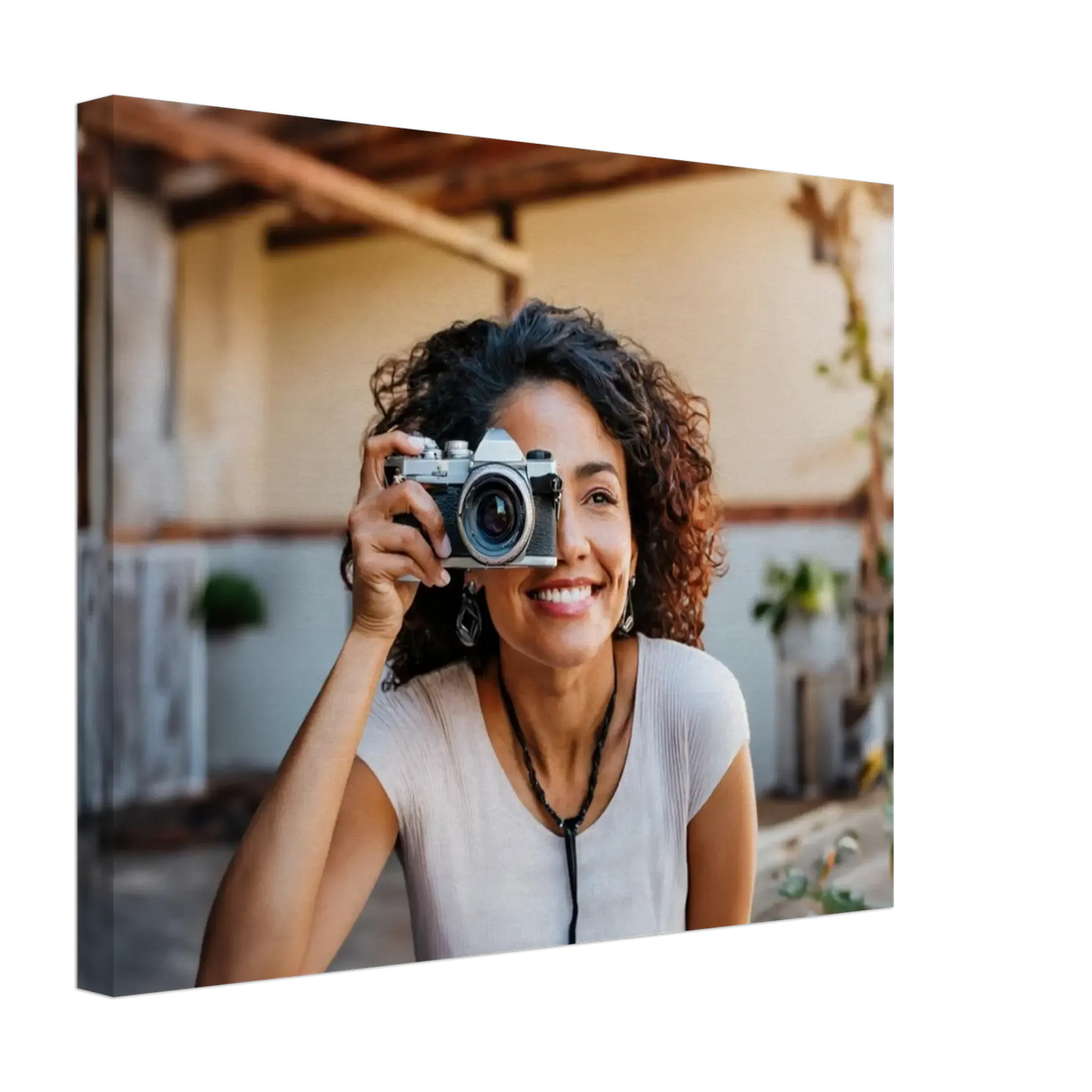 Stimmungsvolle Wandkunst für stilvolle Räume. Dein Foto auf Leinwand – Verewigen Sie Ihre Familienportraits: zeitlos und harmonisch. Schlicht, elegant und wirkungsvoll.