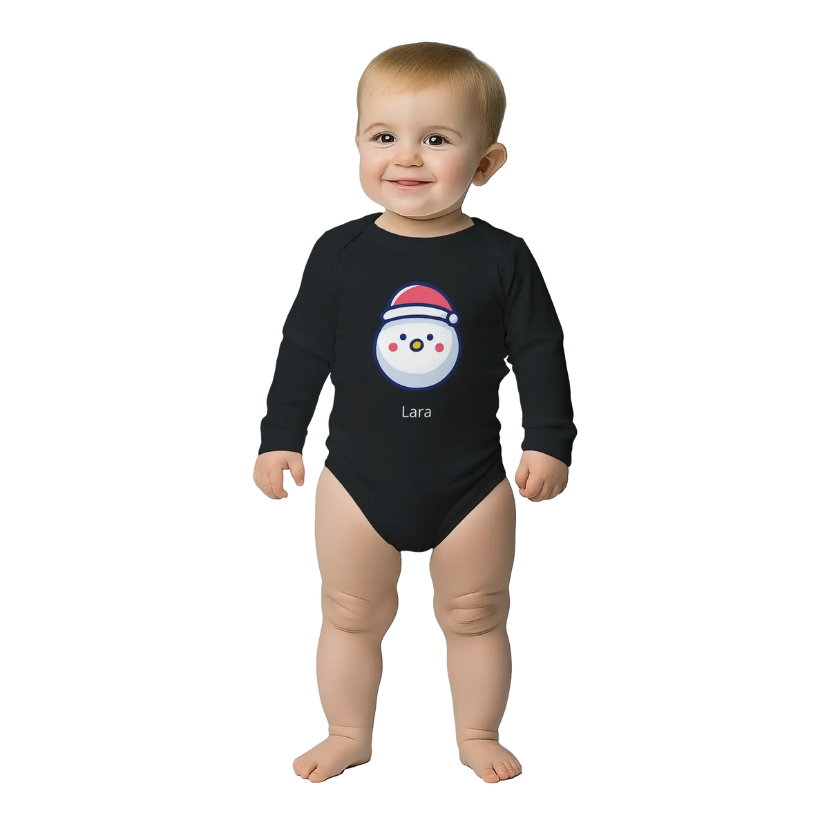 Classic Baby Long Sleeve Bodysuit zu Weihnachten personalisiert verschenken – bedrucktes Produkt mit individuell wählbarem Motiv