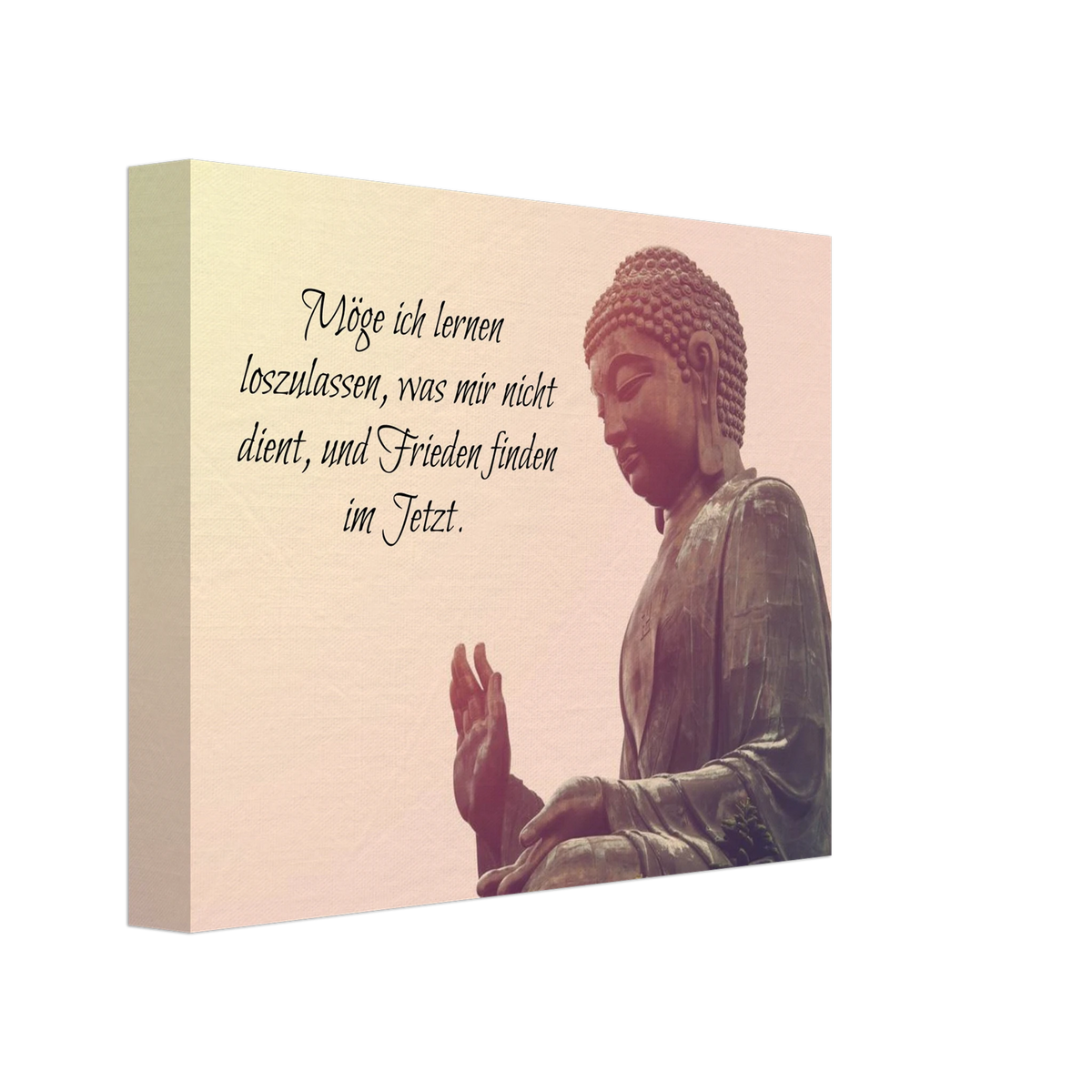Tibetan Kraftgebete Canvas Print – Immersive Art Experience – bedruckte Leinwand mit klassischer Bildwirkung