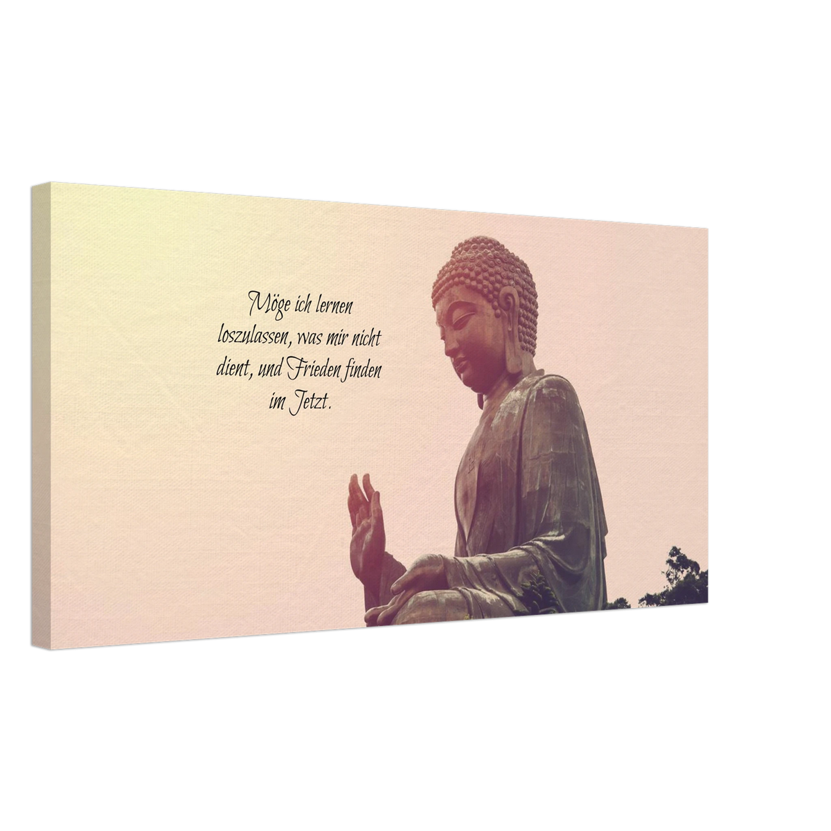Tibetan Kraftgebete Canvas Print – Immersive Art Experience – Leinwand-Wandbild mit hochwertiger Druckgestaltung