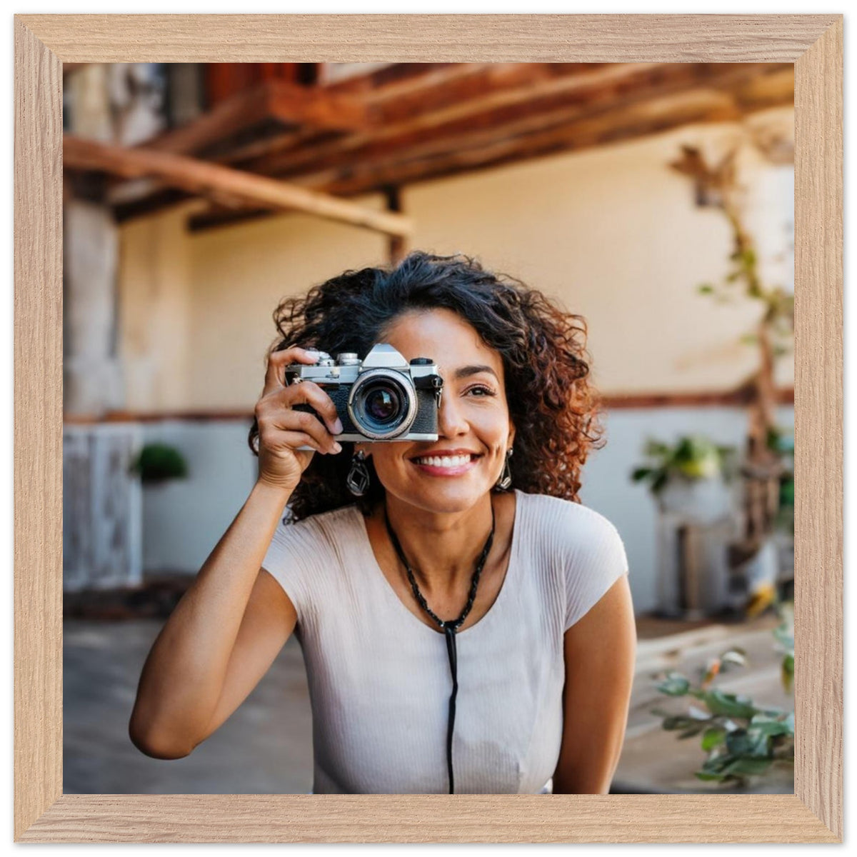 Premium Wooden Framed Poster With Premium Matte Paper – Kunstdruck als Poster für Wohn- und Arbeitsräume