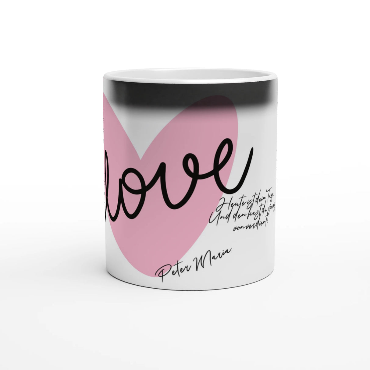 Hochwertige Keramiktasse für jeden Anlass. Kreative Geschenkidee Muttertag - Schimmernde Tasse mit Überraschungsdruck: ideal für Büro, Homeoffice oder Zuhause. Ein besonderer Genuss für Kaffee- oder Teeliebhaber.