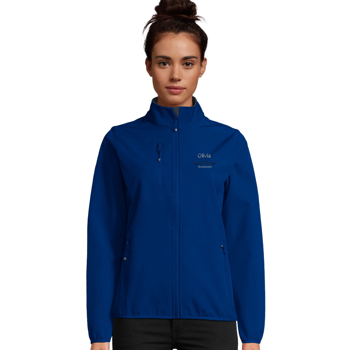 Softshelljacke für Damen aus recyceltem Polyester | SOL’S Falcon Women – persönlich gestaltbares Geschenk mit individuellem Design