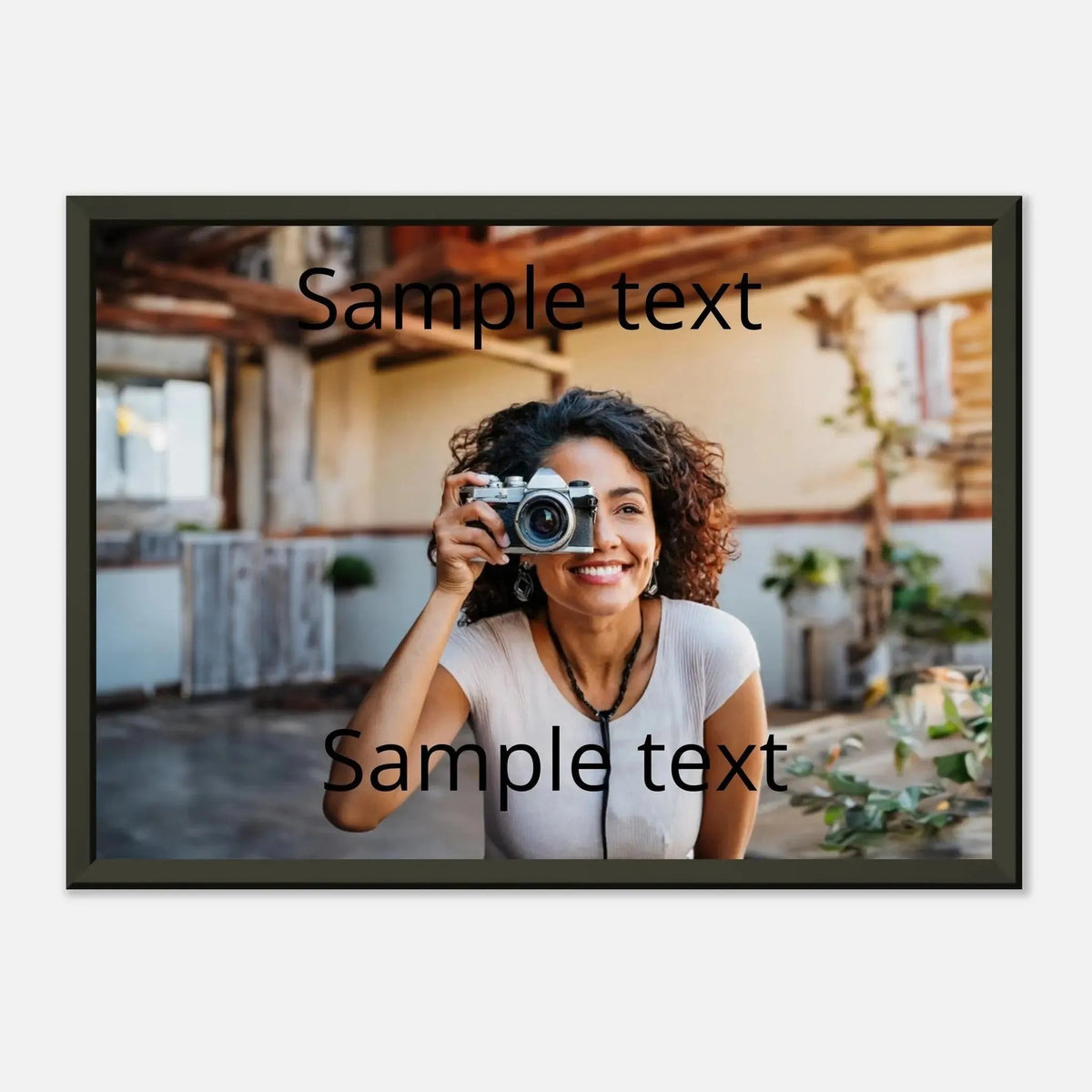 Classic Semi-Glossy Paper Metal Framed Poster – Kunstdruck als Poster mit hochwertigem Motivdruck