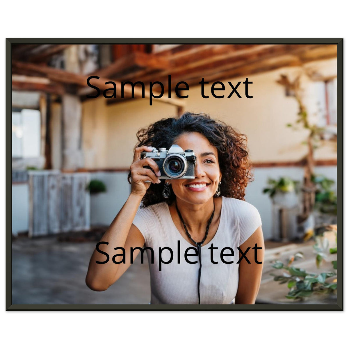 Dekoration mit Charakter. Classic Semi-Glossy Paper Metal Framed: zeitlos und harmonisch. Schlicht, elegant und wirkungsvoll.
