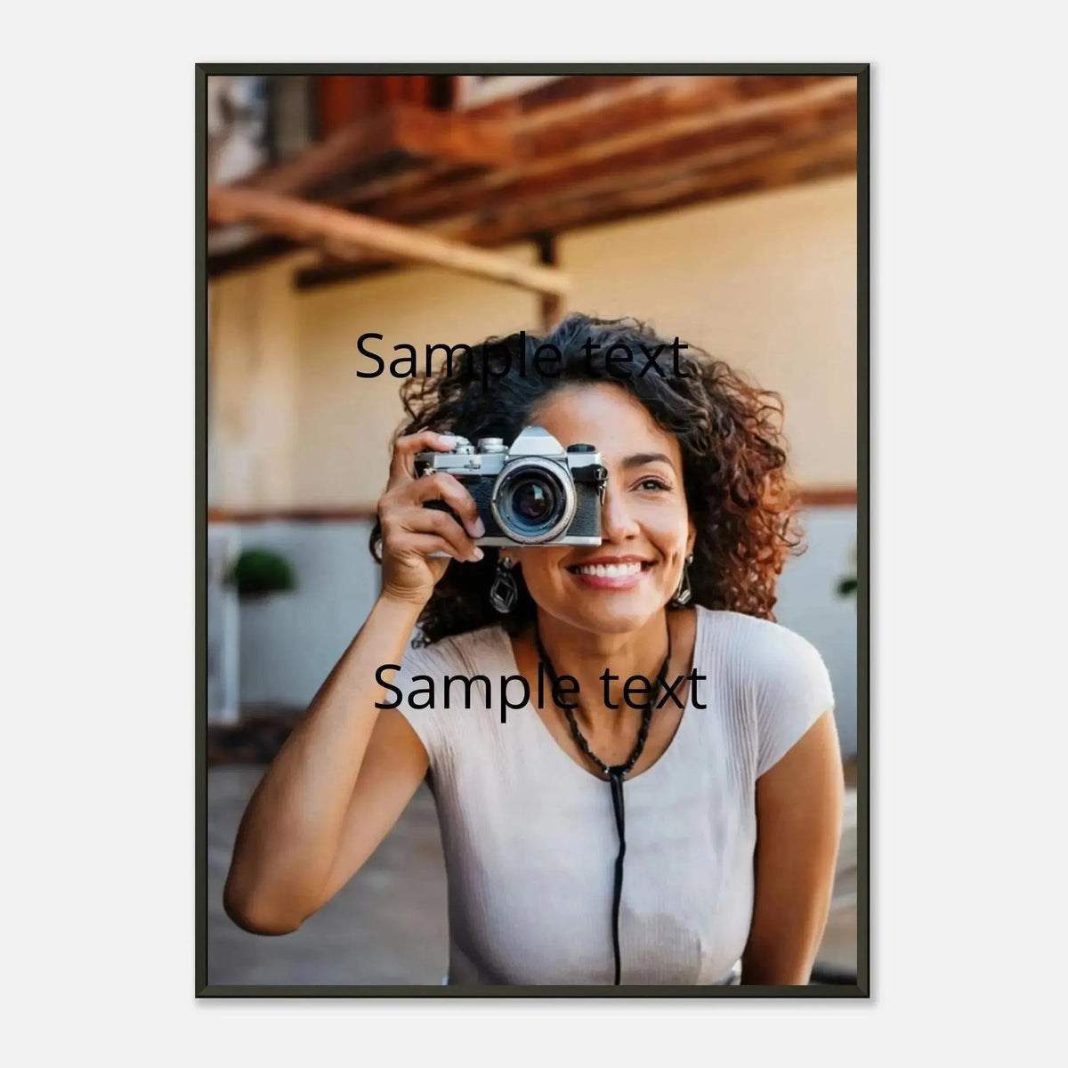 Classic Semi-Glossy Paper Metal Framed Poster – Poster-Kunstdruck für dekorative Raumgestaltung