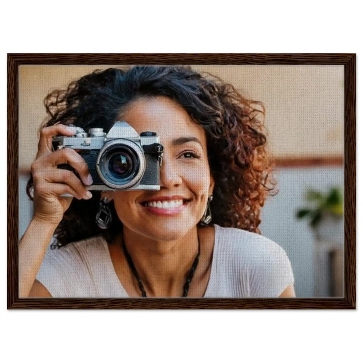 Dein Foto auf Leinwand mit Rahmen – personalisierte bedruckte Leinwand – Leinwand-Wandbild mit hochwertiger Druckgestaltung