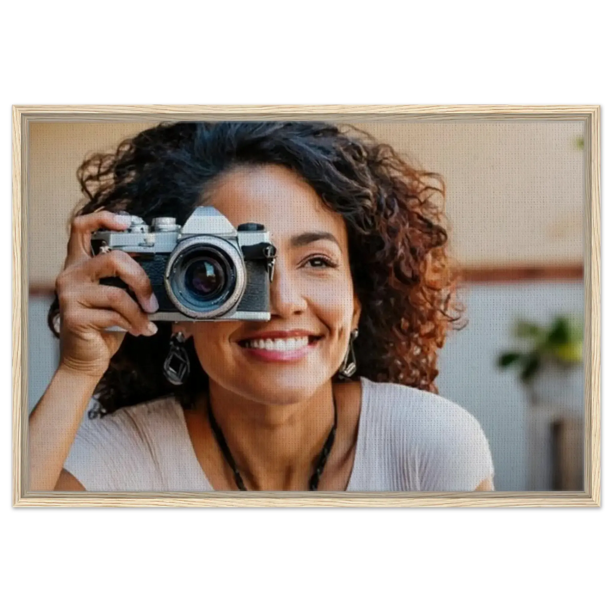 Dein Foto auf Leinwand mit Rahmen – personalisierte bedruckte Leinwand – Wandbild auf Leinwand mit individuell gewähltem Motiv
