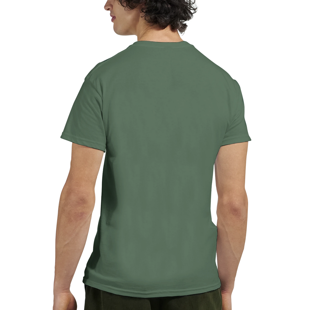 Durable Classic Cotton T-Shirt with Stylish Print – Casual Fit Essential – Textildruck mit dekorativem Design