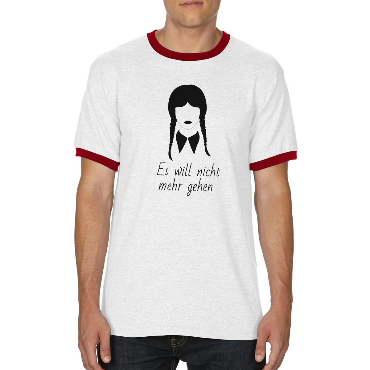 Dekoration mit Charakter. Unisex Cotton Ringer T-Shirt – Stylish Contrast Design: für stilvolle Raumgestaltung. Eine besondere Bereicherung für jeden Raum.