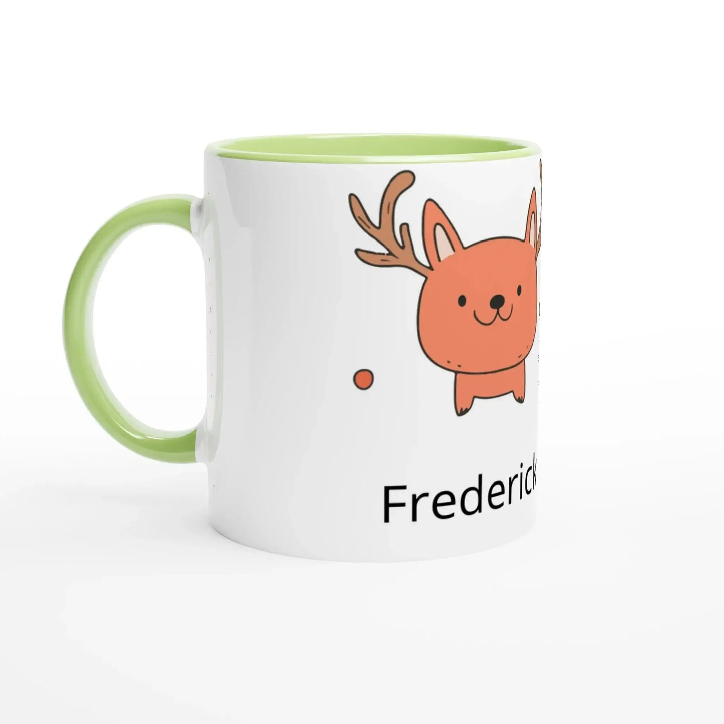 Sanfte Wandkunst fürs Kinderzimmer. 11oz Keramik Becher mit ca 312 Ml Weihnachtsmotiv zum personalisieren: freundlich und verspielt gestaltet. Zaubert ein Lächeln auf jedes Gesicht.