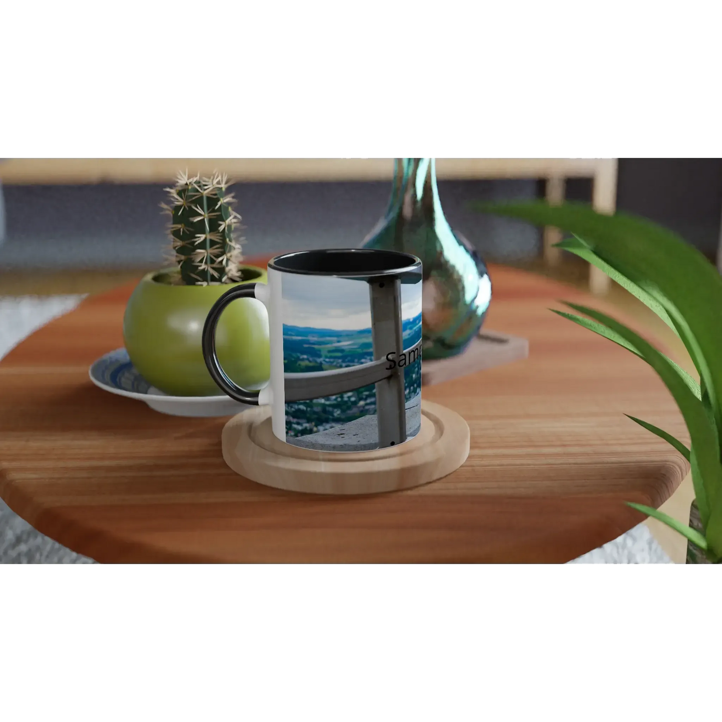 Stimmungsvolle Wandkunst für stilvolle Räume. 325 ML Keramikbecher personalisierbar mit deinem Foto: für stilvolle Raumgestaltung. Schlicht, elegant und wirkungsvoll.