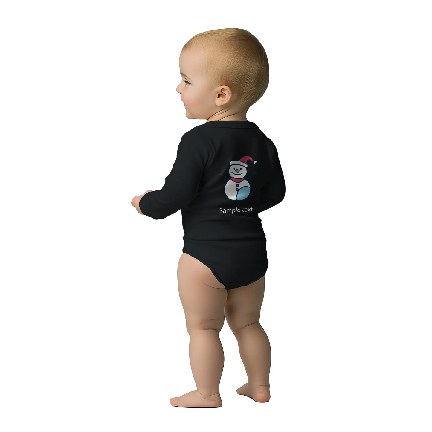 Classic Baby Long Sleeve Bodysuit zu Weihnachten personalisiert verschenken 🎅 - Zoey Kunstdrucke