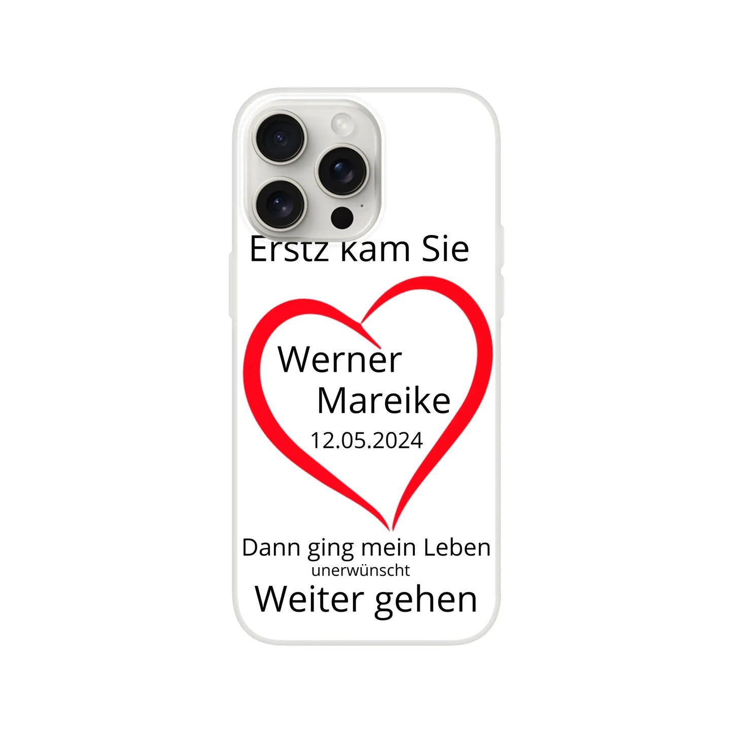 Flexi case personalisierbare Hülle für IPhone - Zoey Kunstdrucke