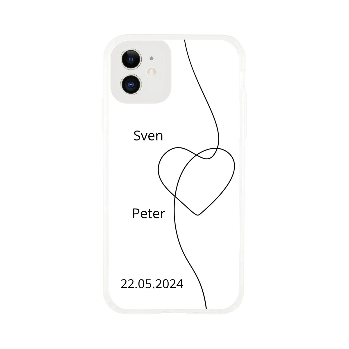 Dekoration mit Charakter. Personalisierte Handyhülle – Transparent & Stylisch - Schutz für dein Handy: zeitlos und harmonisch. Schlicht, elegant und wirkungsvoll.