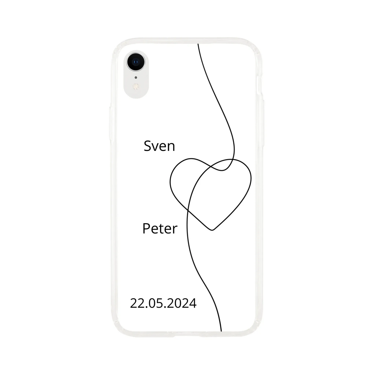 Dekoration mit Charakter. Personalisierte Handyhülle – Transparent & Stylisch - Schutz für dein Handy: zeitlos und harmonisch. Schlicht, elegant und wirkungsvoll.