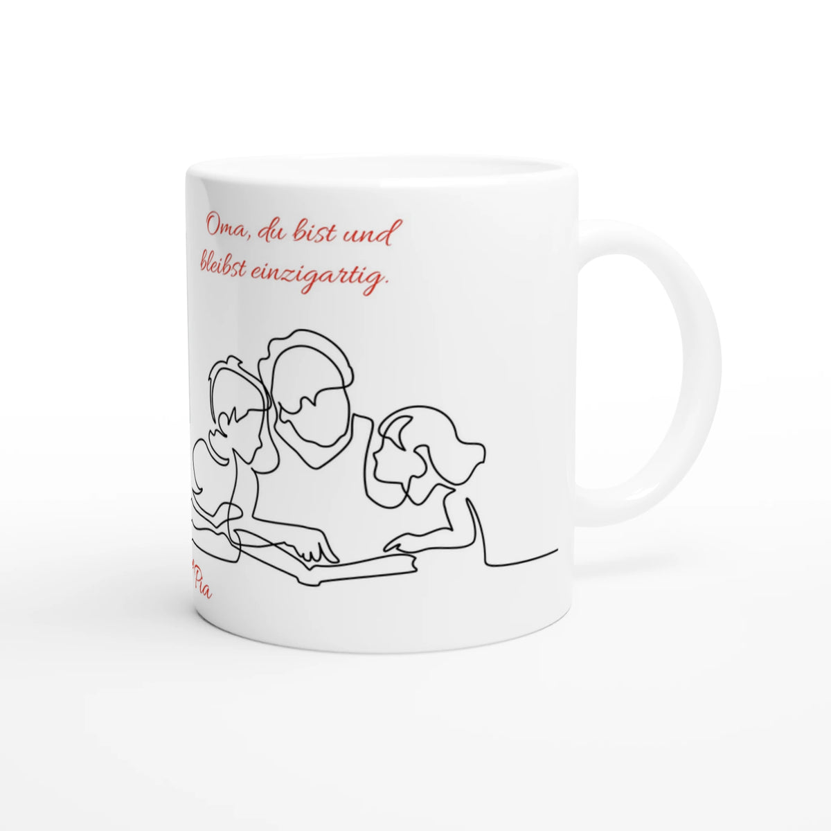 Personalisiertes Geschenk für Oma - Tasse mit Foto – bedruckte Fototasse mit individuell wählbarem Motiv