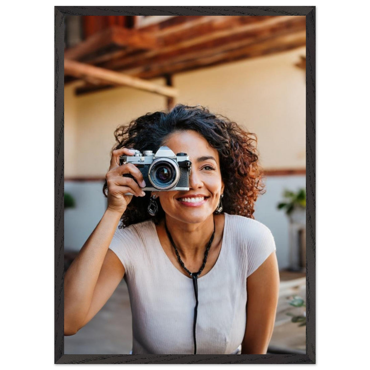 Premium Wooden Framed Poster With Premium Matte Paper – Poster-Kunstdruck für dekorative Raumgestaltung