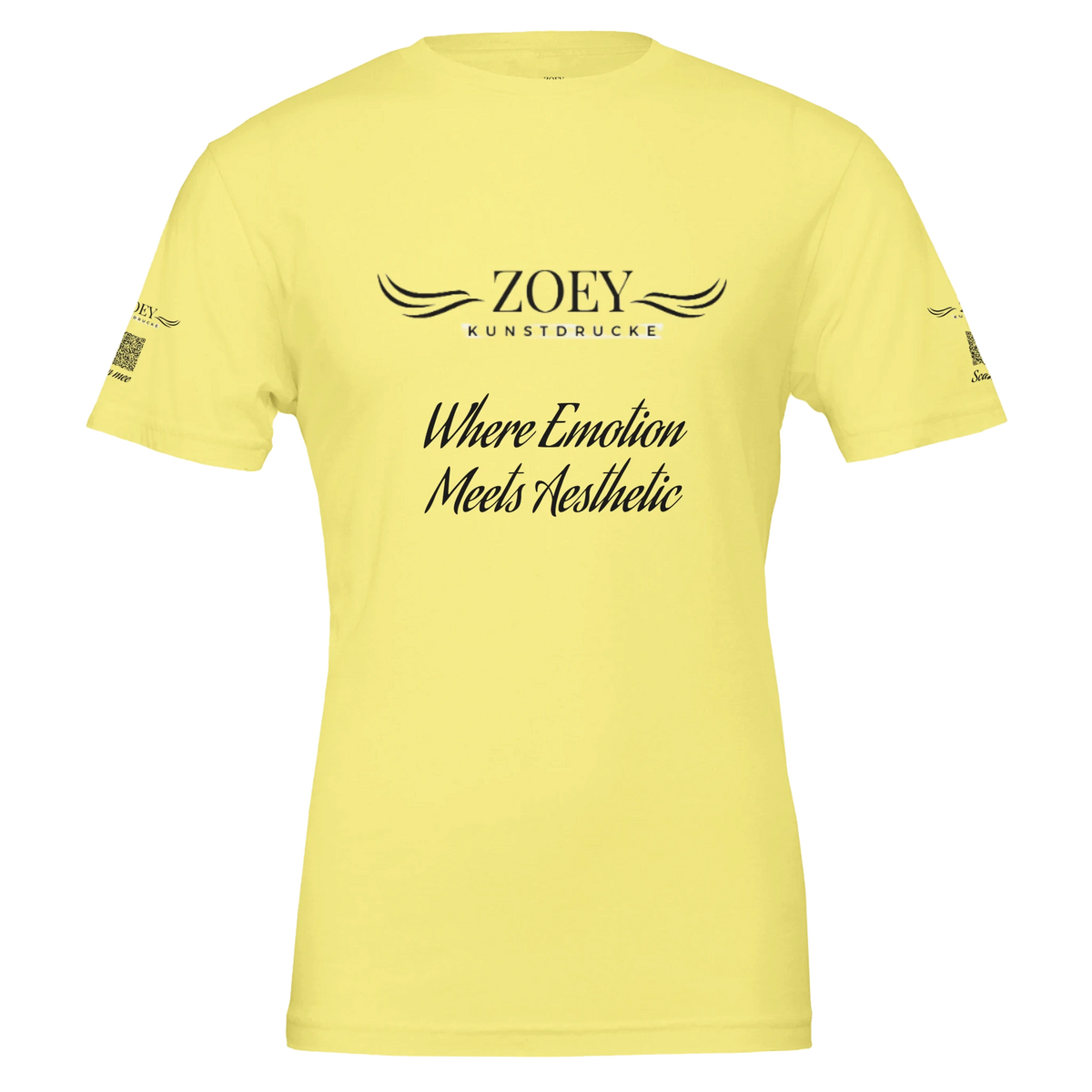 Dekoration mit Charakter. Premium Unisex Crewneck T-shirt | Bella + Canvas 3001: zeitlos und harmonisch. Schlicht, elegant und wirkungsvoll.