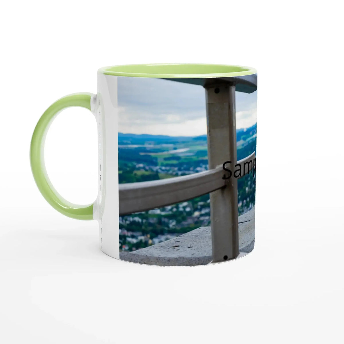 Selbstportrait Fototasse – Personalisierte 11oz Keramiktasse mit Farbdetails – Keramiktasse mit personalisierbarer Druckgestaltung