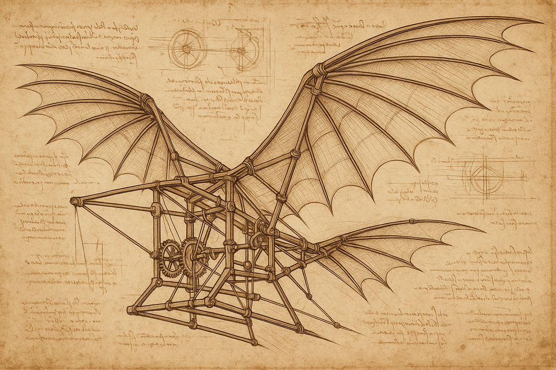 Leonardo Da vinci dioe Flugmaschine