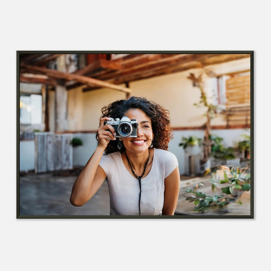 Premium Matte Paper Metal Framed Poster - Zoey Kunstdrucke