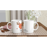 Hochwertige Keramiktasse für jeden Anlass. Weiße 11 oz 312 Ml Kaffeetasse mit Weihnachtsmotiv 🎅: spülmaschinenfest und mikrowellengeeignet. Perfekt als Geschenk für jeden Anlass.