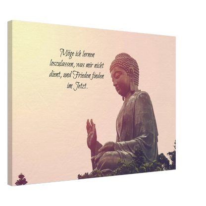 Stimmungsvolle Wandkunst für stilvolle Räume. Tibetan Kraftgebete Canvas Print – Immersive Art Experience: für stilvolle Raumgestaltung. Eine besondere Bereicherung für jeden Raum.