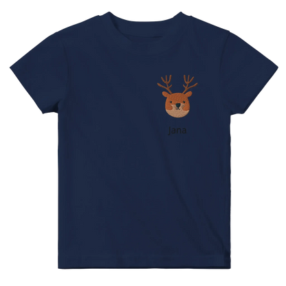 Liebevolle Erinnerung an Kindheitsmomente. Classic Baby Crewneck T-shirt personalisiertes Kindershirt zu Weihnachten🎅: freundlich und verspielt gestaltet. Ein Highlight für das Kinderzimmer.