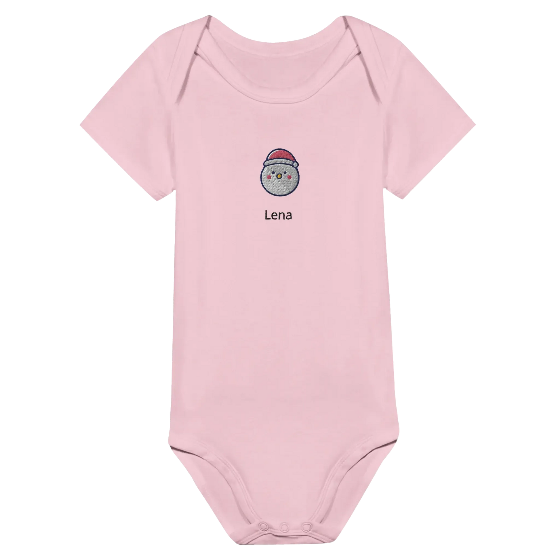 Liebevolle Erinnerung an Kindheitsmomente. Classic Baby Short Sleeve Bodysuit personalisiertes Geschenk zu Weihachten 🎅: freundlich und verspielt gestaltet. Zaubert ein Lächeln auf jedes Gesicht.