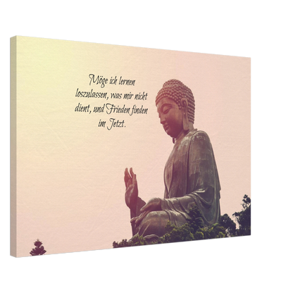 Dekoration mit Charakter. Tibetan Kraftgebete Canvas Print – Immersive Art Experience: für stilvolle Raumgestaltung. Schlicht, elegant und wirkungsvoll.