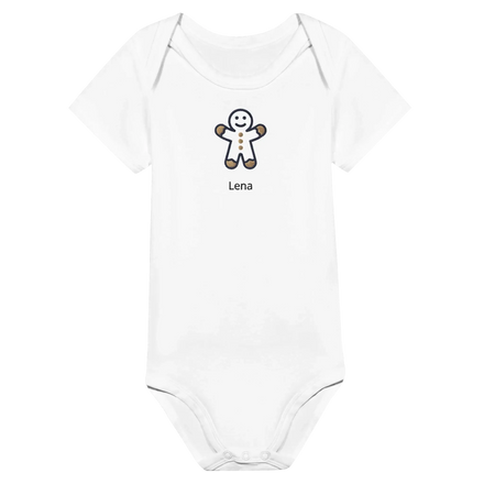Dekoration mit Charakter. Classic Baby Short Sleeve Bodysuit personalisiertes Geschenk zu Weihachten 🎅: zeitlos und harmonisch. Eine besondere Bereicherung für jeden Raum.