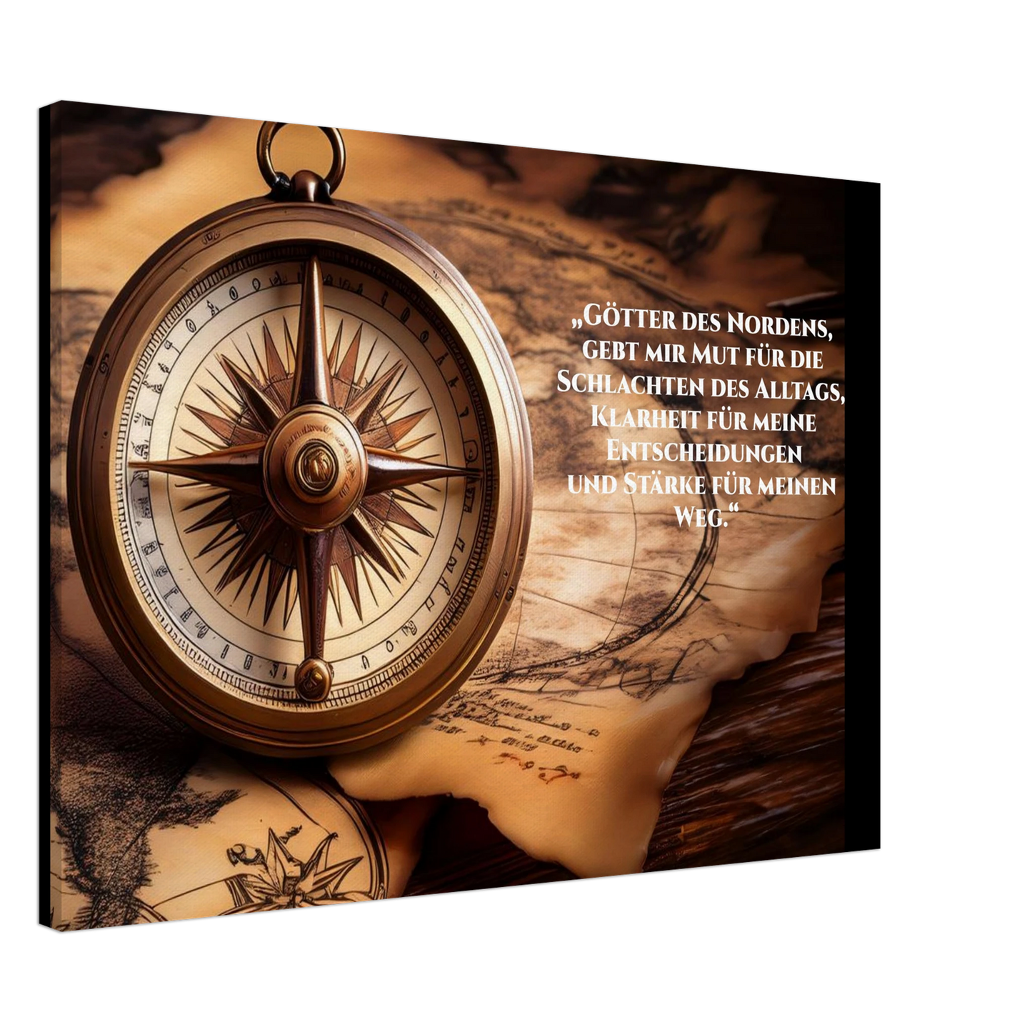 Stimmungsvolle Wandkunst für stilvolle Räume. Nordische Kraftgebete auf Leinwand: zeitlos und harmonisch. Eine besondere Bereicherung für jeden Raum.