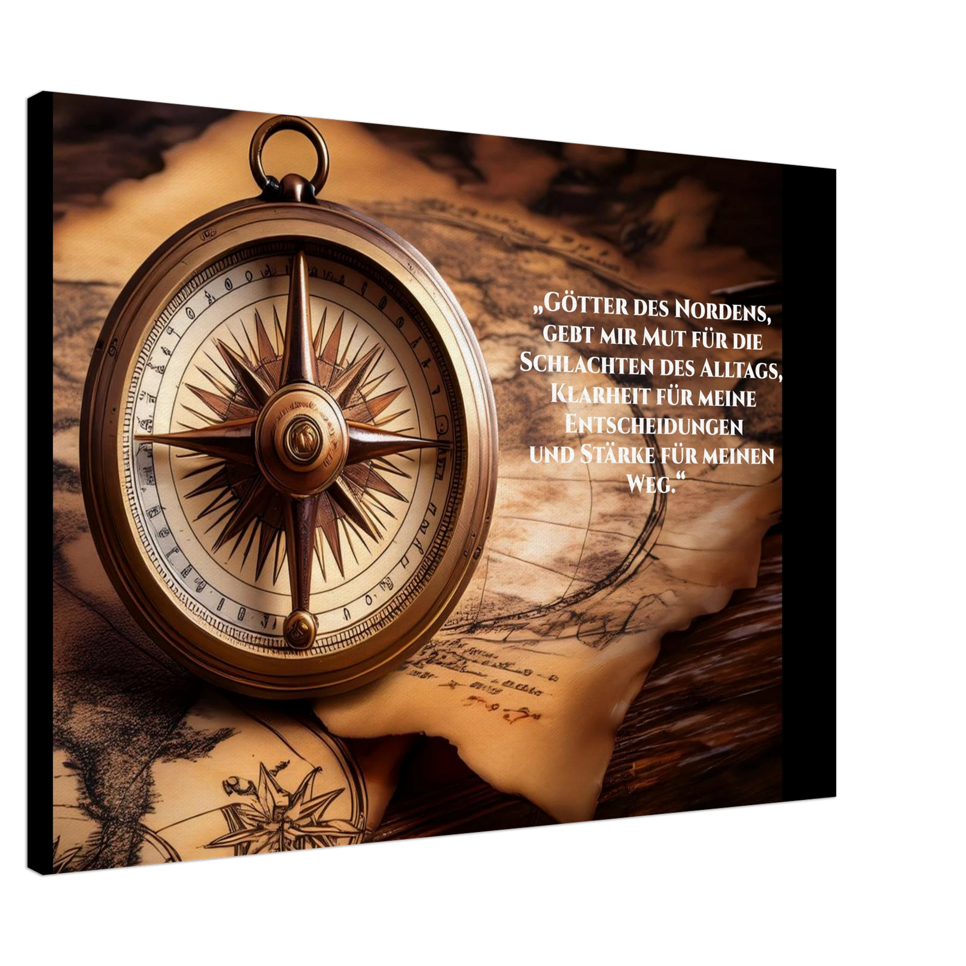 Dekoration mit Charakter. Nordische Kraftgebete auf Leinwand: für stilvolle Raumgestaltung. Schlicht, elegant und wirkungsvoll.