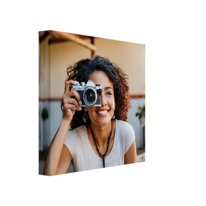 Individuelle Familienportraits auf Leinwand mit Foto 30 % auf Leinwände Black Friday - Zoey Kunstdrucke