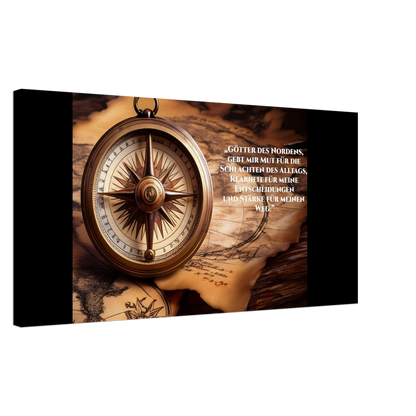 Stimmungsvolle Wandkunst für stilvolle Räume. Nordische Kraftgebete auf Leinwand: zeitlos und harmonisch. Eine besondere Bereicherung für jeden Raum.