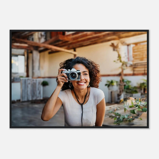 Museum-Quality Matte Paper Wooden Framed Poster - Zoey Kunstdrucke